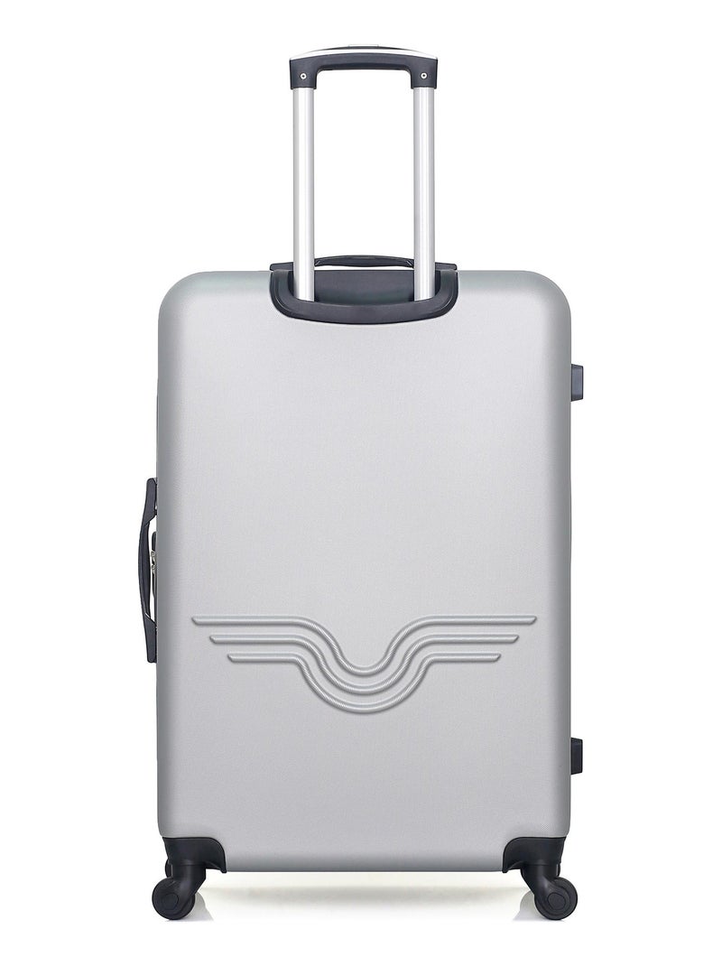 AMERICAN TRAVEL - Valise Grand Format CHELSEA 75 cm 4 Roues Gris - Kiabi