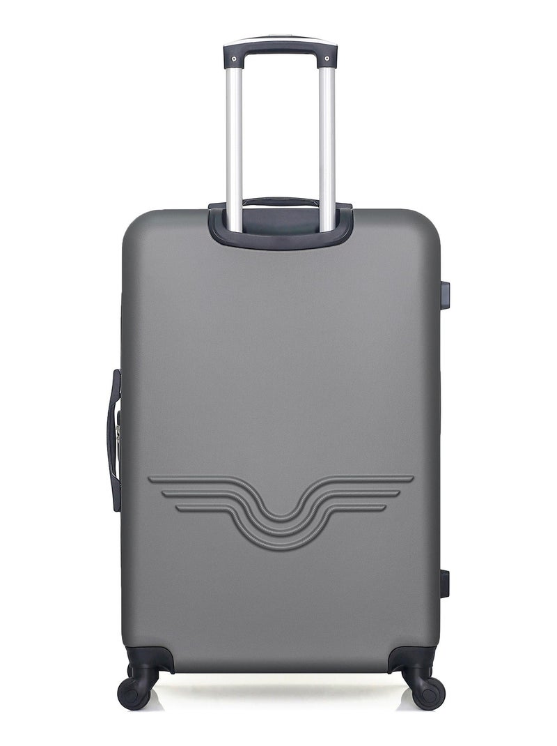 AMERICAN TRAVEL - Valise Grand Format CHELSEA 75 cm 4 Roues Gris foncé - Kiabi