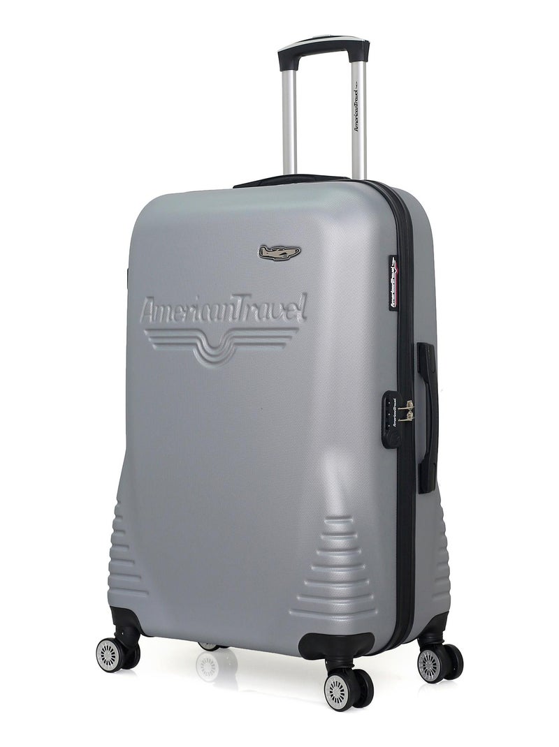 AMERICAN TRAVEL - Valise Grand Format DC 75 cm 4 Roues Gris - Kiabi