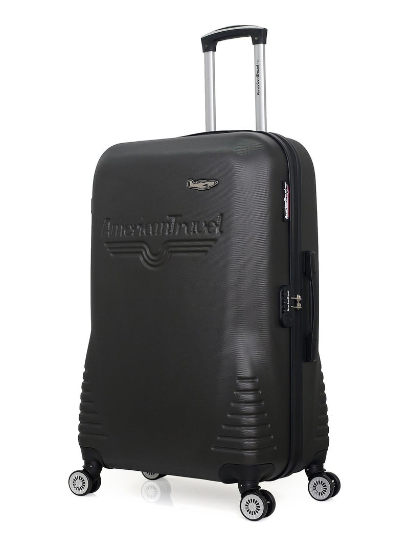 AMERICAN TRAVEL - Valise Grand Format DC 75 cm 4 Roues Gris foncé - Kiabi