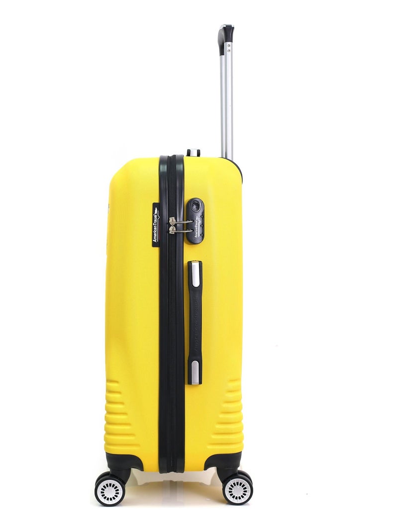 AMERICAN TRAVEL - Valise Grand Format DC 75 cm 4 Roues Jaune - Kiabi