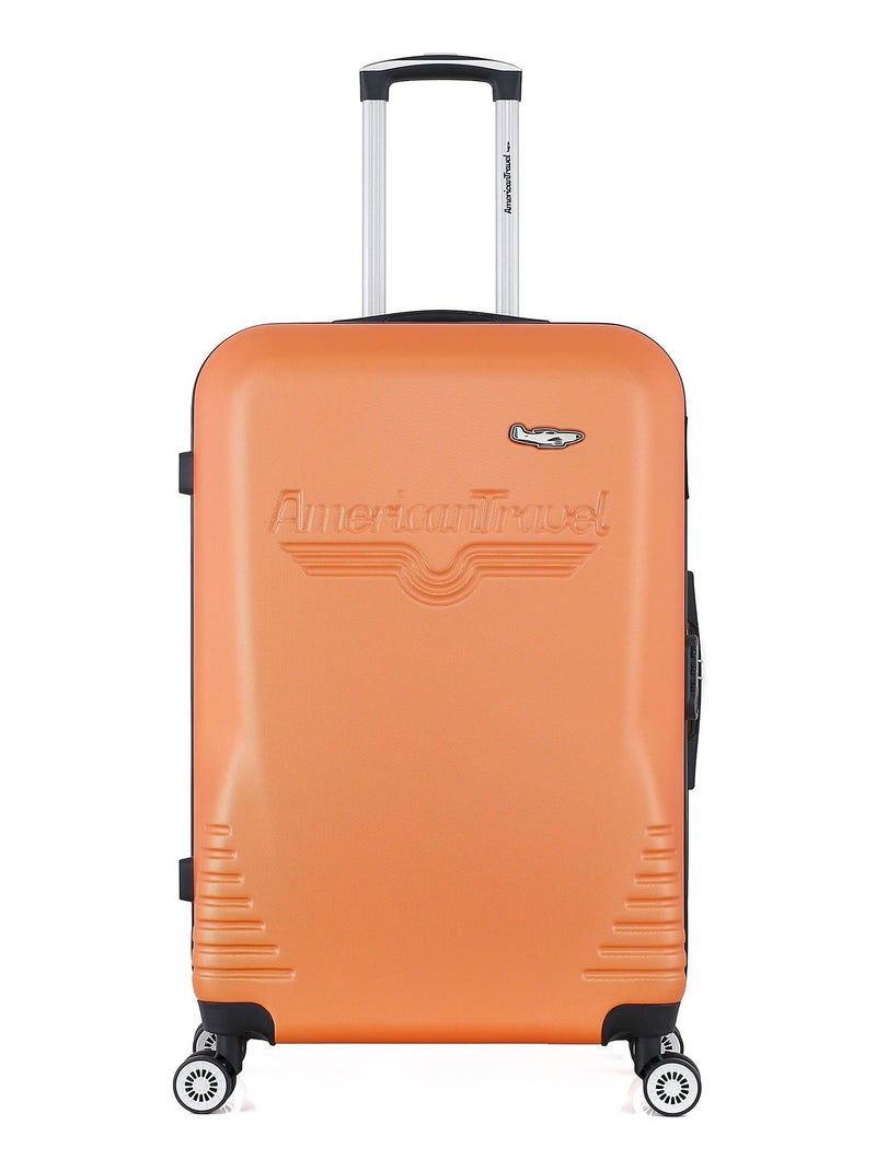 AMERICAN TRAVEL - Valise Grand Format DC 75 cm 4 Roues Orange - Kiabi