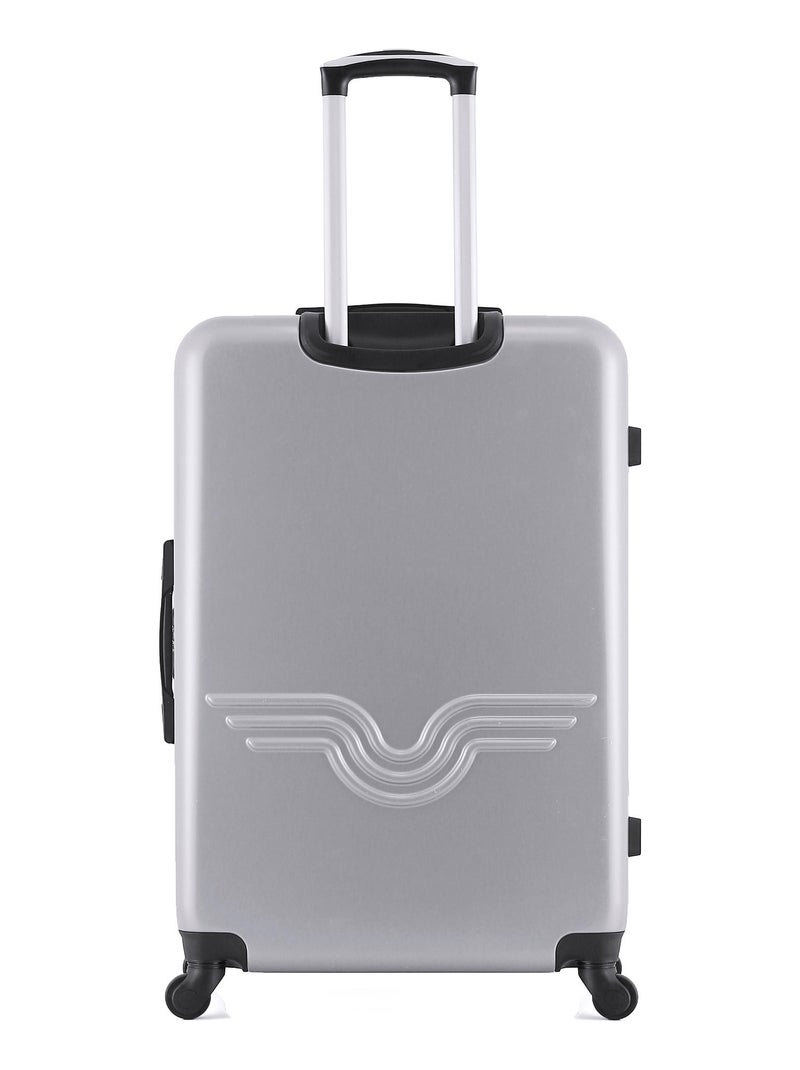 AMERICAN TRAVEL - Valise Grand Format DETROIT 75 cm 4 Roues Gris - Kiabi