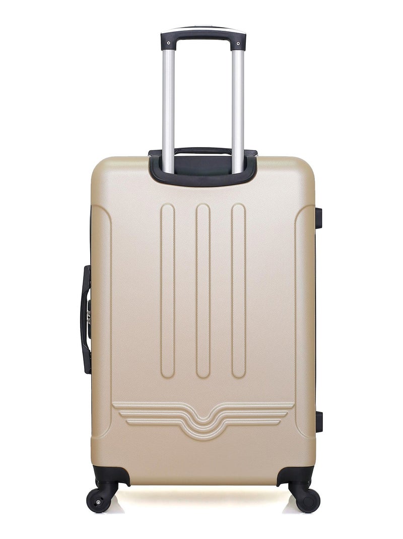AMERICAN TRAVEL - Valise Grand Format HARLEM-A 70 cm 4 Roues Beige - Kiabi