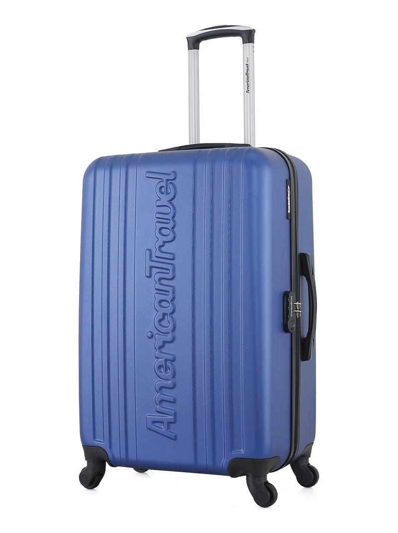 AMERICAN TRAVEL - Valise Grand Format SPRINGFIELD-A 70 cm 4 Roues Bleu Bleu marine - Kiabi