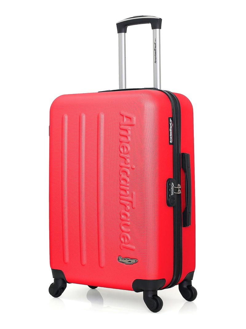AMERICAN TRAVEL - Valise Weekend BRONX 65 cm 4 Roues Corail - Kiabi