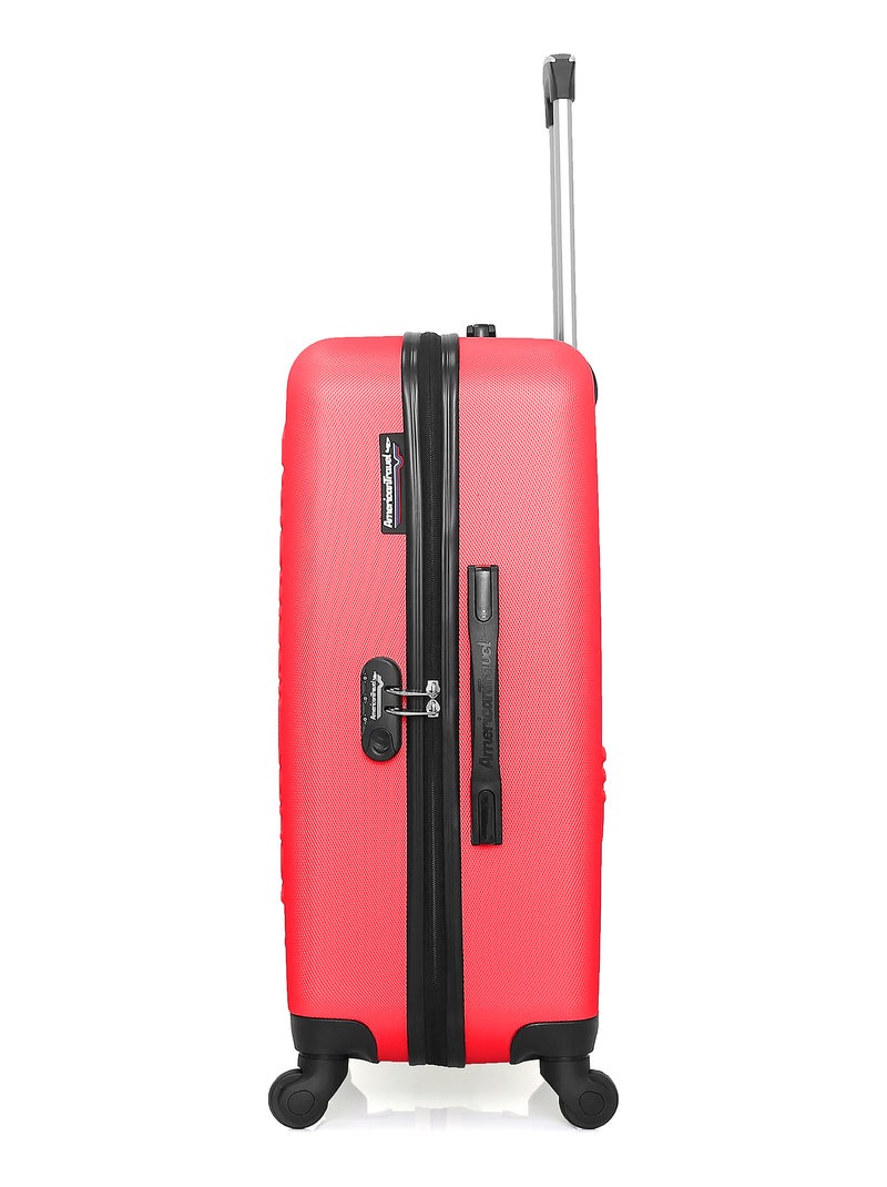 AMERICAN TRAVEL - Valise Weekend BRONX 65 cm 4 Roues Corail - Kiabi