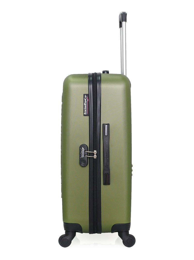 AMERICAN TRAVEL - Valise Weekend BRONX 65 cm 4 Roues Kaki - Kiabi