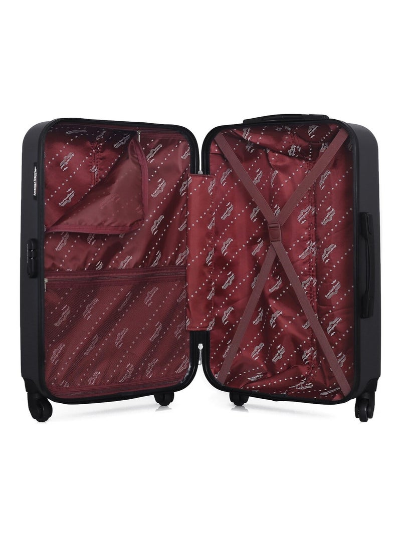 AMERICAN TRAVEL - Valise Weekend BRONX 65 cm 4 Roues Noir - Kiabi