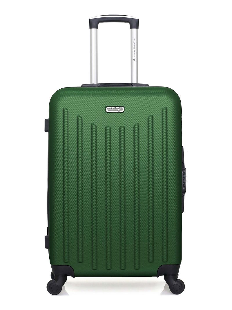 AMERICAN TRAVEL - Valise Weekend BROOKLYN 65 cm 4 Roues Vert foncé - Kiabi