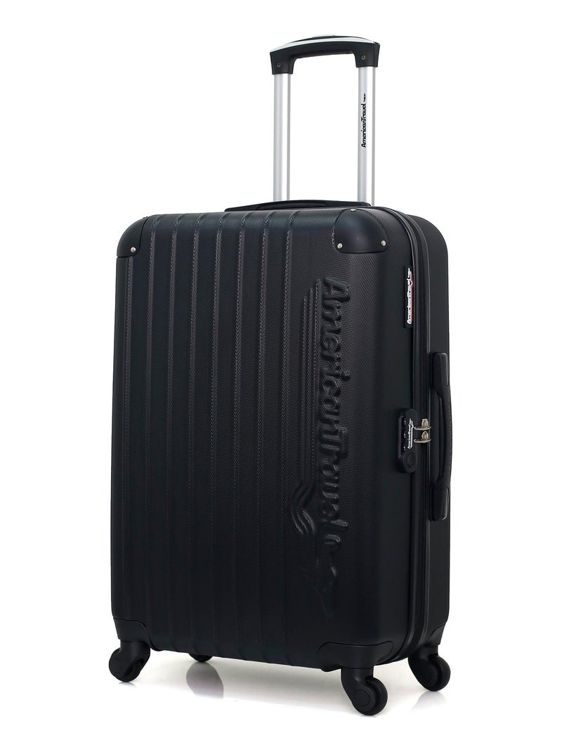 AMERICAN TRAVEL - Valise Weekend BUDAPEST 65 cm 4 Roues Noir - Kiabi