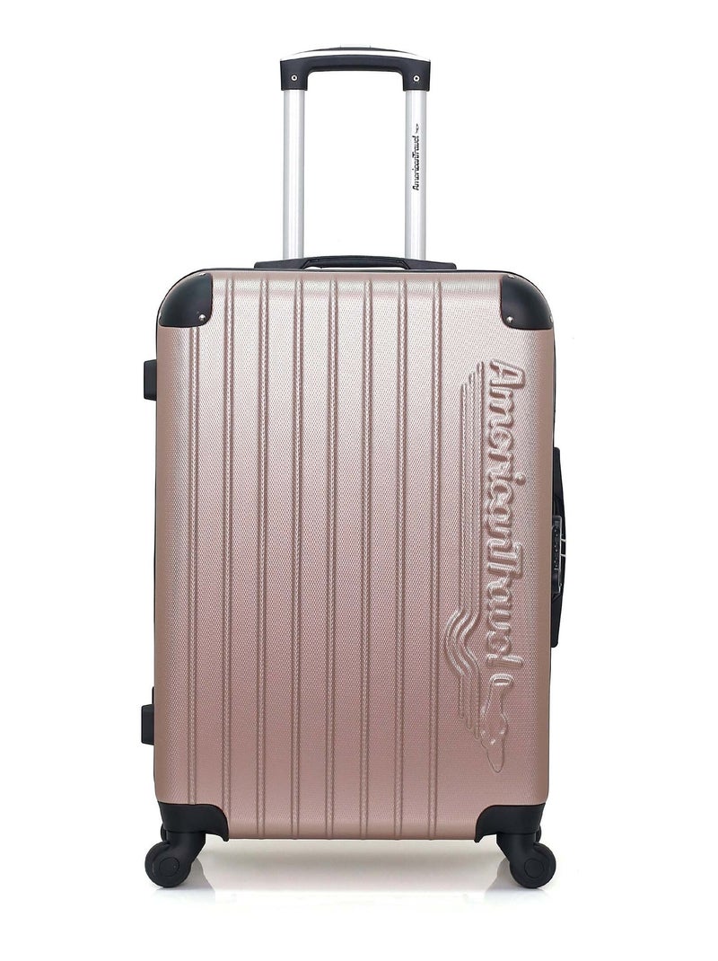 AMERICAN TRAVEL - Valise Weekend BUDAPEST 65 cm 4 Roues Rose clair - Kiabi