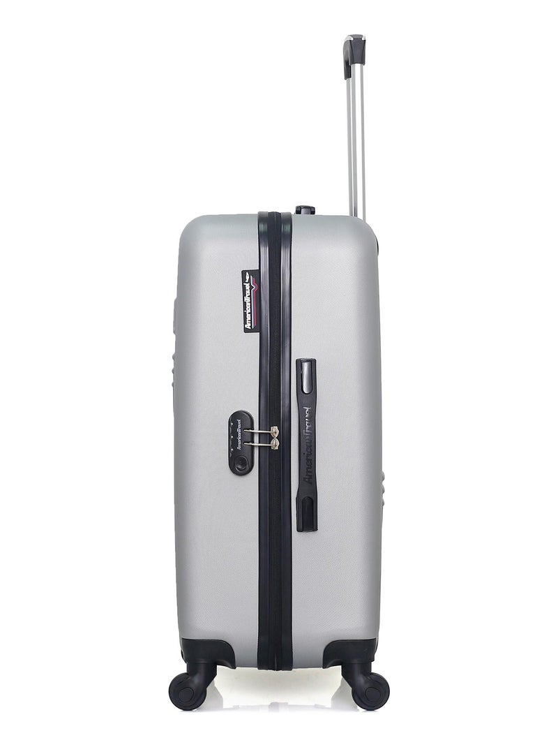 AMERICAN TRAVEL - Valise Weekend CHELSEA 65 cm 4 Roues Gris - Kiabi