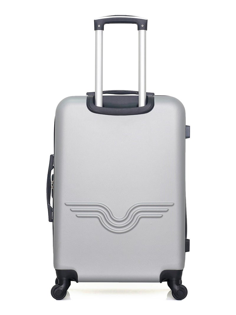 AMERICAN TRAVEL - Valise Weekend CHELSEA 65 cm 4 Roues Gris - Kiabi