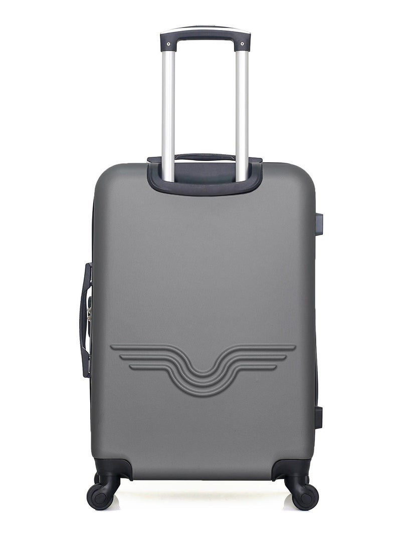 AMERICAN TRAVEL - Valise Weekend CHELSEA 65 cm 4 Roues Gris foncé - Kiabi