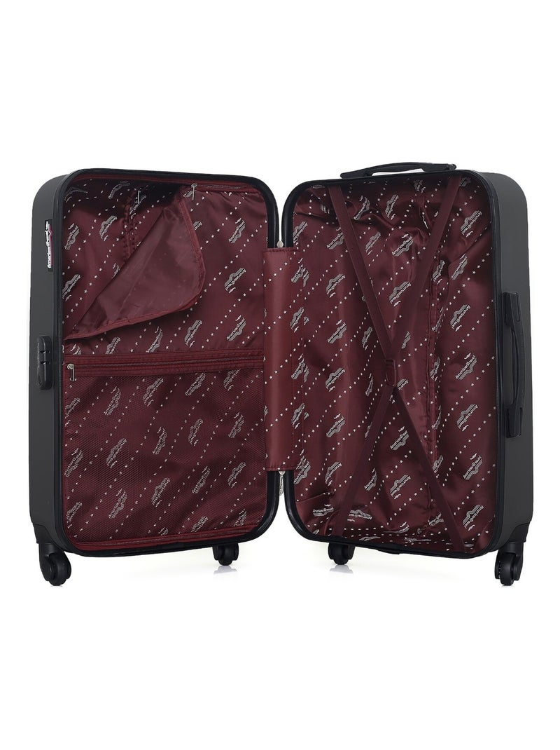 AMERICAN TRAVEL - Valise Weekend CHELSEA 65 cm 4 Roues Gris foncé - Kiabi