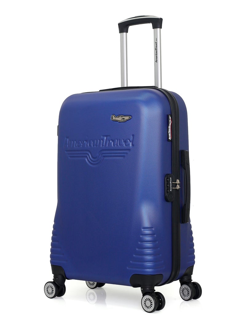 AMERICAN TRAVEL - Valise Weekend DC 65 cm 4 Roues Bleu Bleu marine - Kiabi