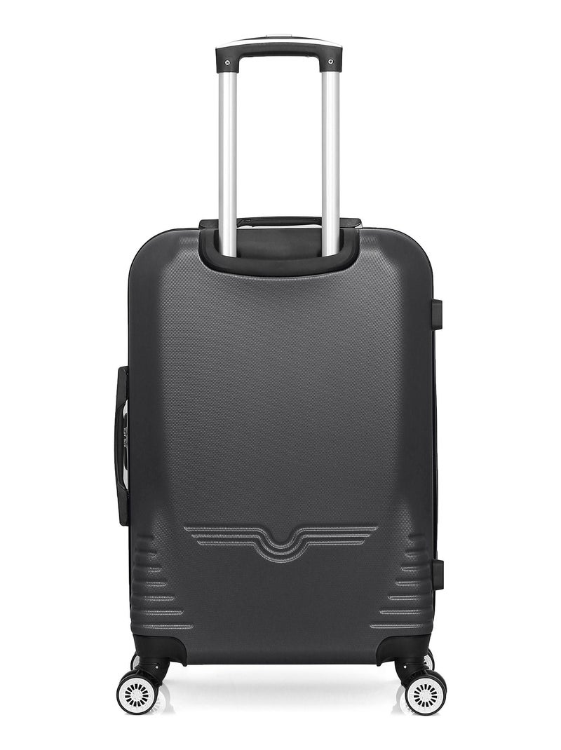 AMERICAN TRAVEL - Valise Weekend DC 65 cm 4 Roues Gris foncé - Kiabi