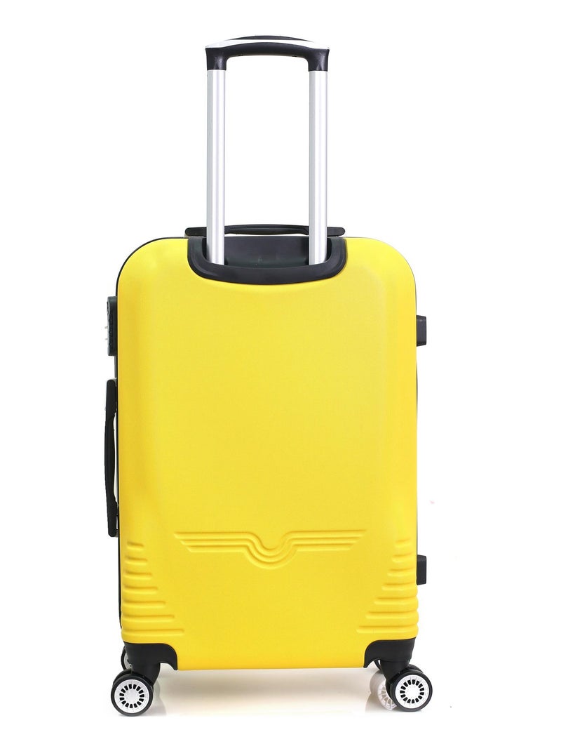 AMERICAN TRAVEL - Valise Weekend DC 65 cm 4 Roues Jaune - Kiabi