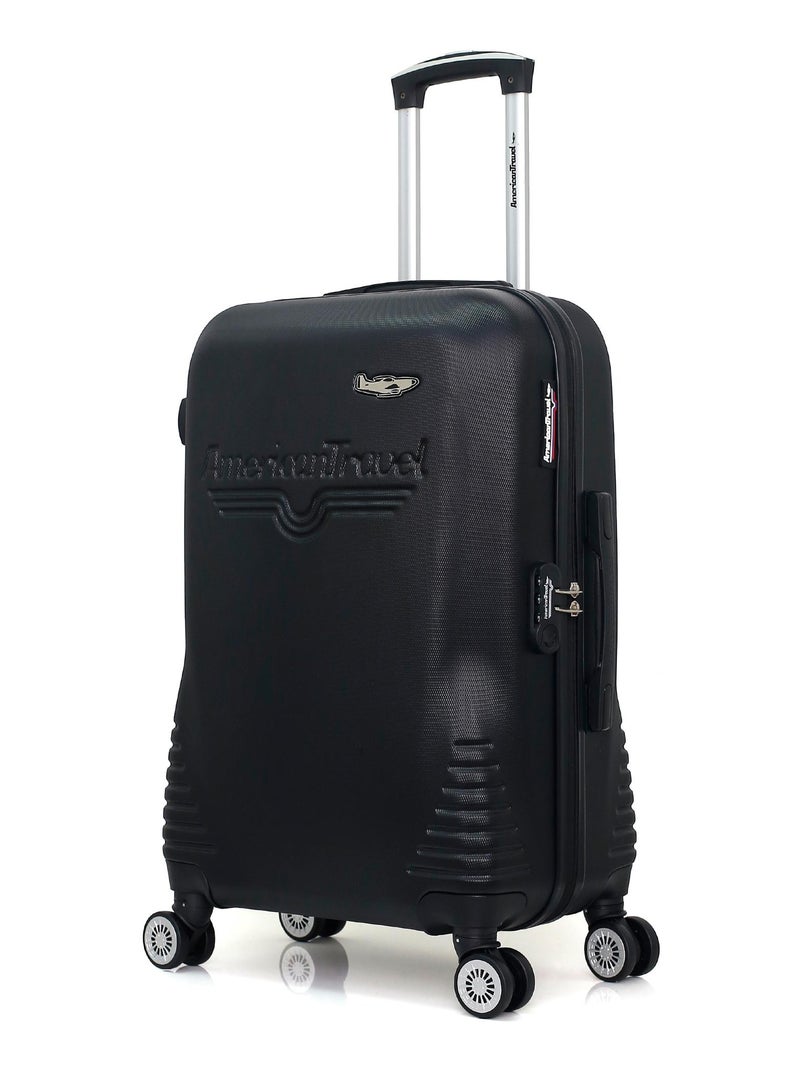 AMERICAN TRAVEL - Valise Weekend DC 65 cm 4 Roues Noir - Kiabi