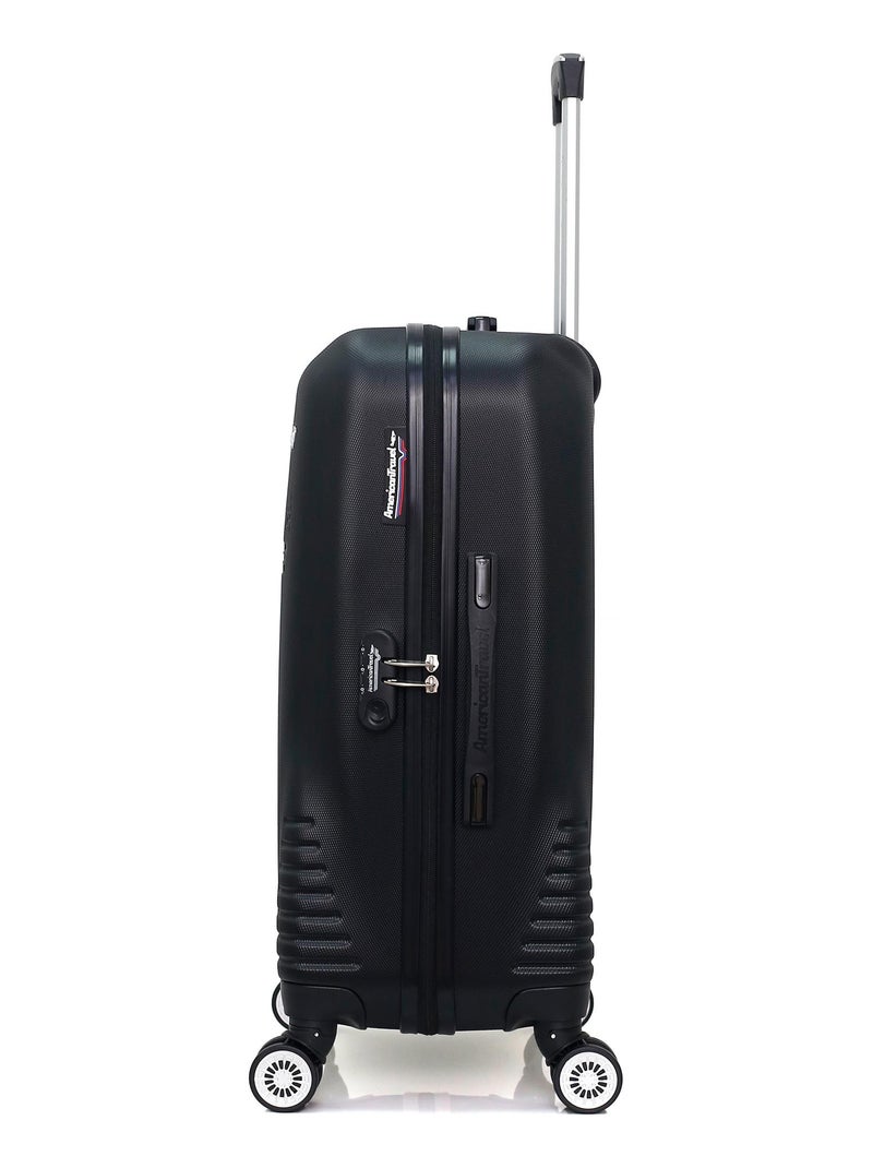 AMERICAN TRAVEL - Valise Weekend DC 65 cm 4 Roues Noir - Kiabi