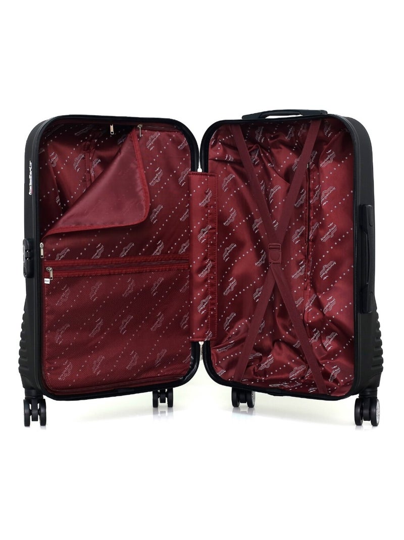 AMERICAN TRAVEL - Valise Weekend DC 65 cm 4 Roues Noir - Kiabi