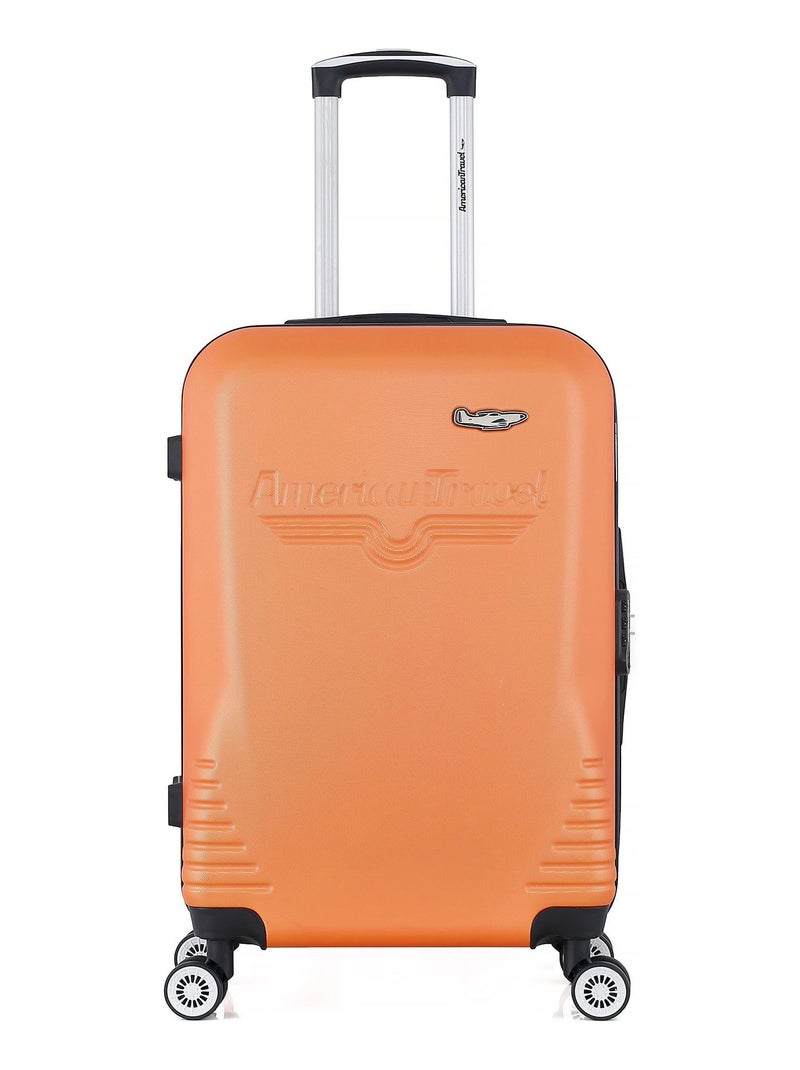 AMERICAN TRAVEL - Valise Weekend DC 65 cm 4 Roues Orange - Kiabi