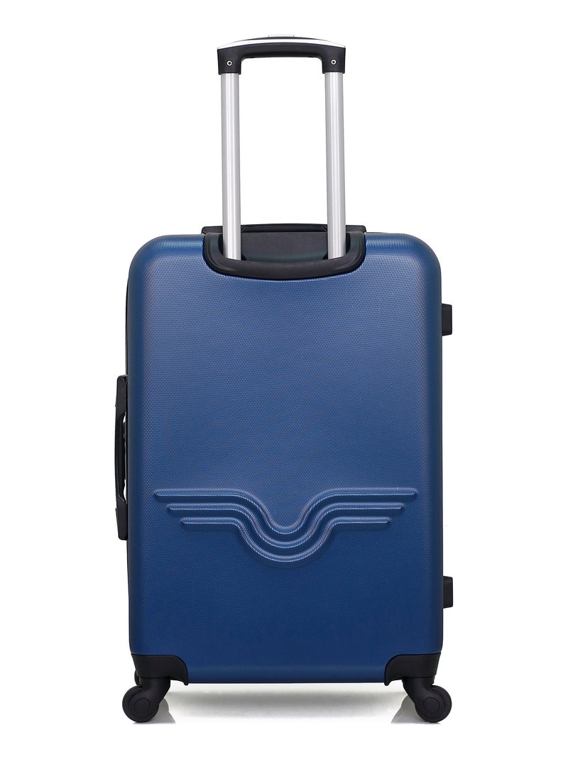 AMERICAN TRAVEL - Valise Weekend QUEENS 65 cm 4 Roues Bleu Bleu marine - Kiabi