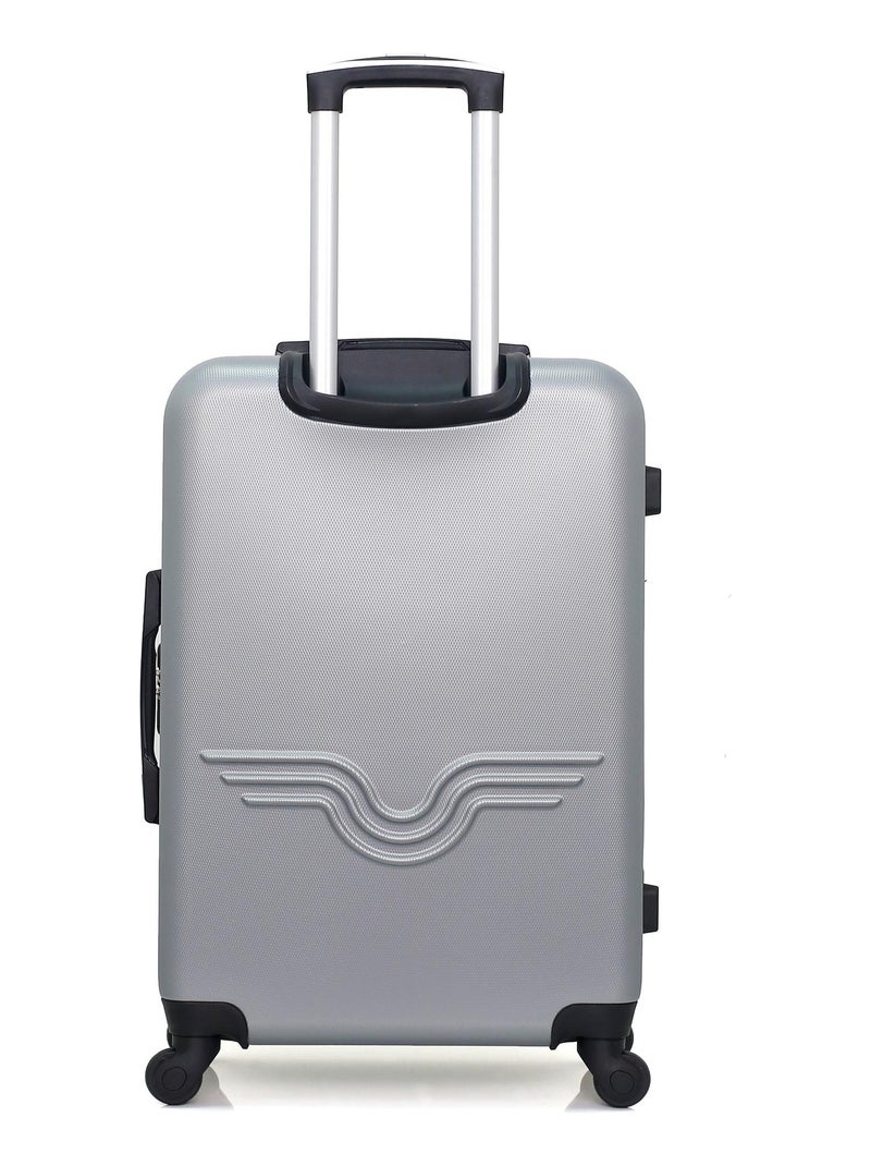 AMERICAN TRAVEL - Valise Weekend QUEENS 65 cm 4 Roues Gris - Kiabi