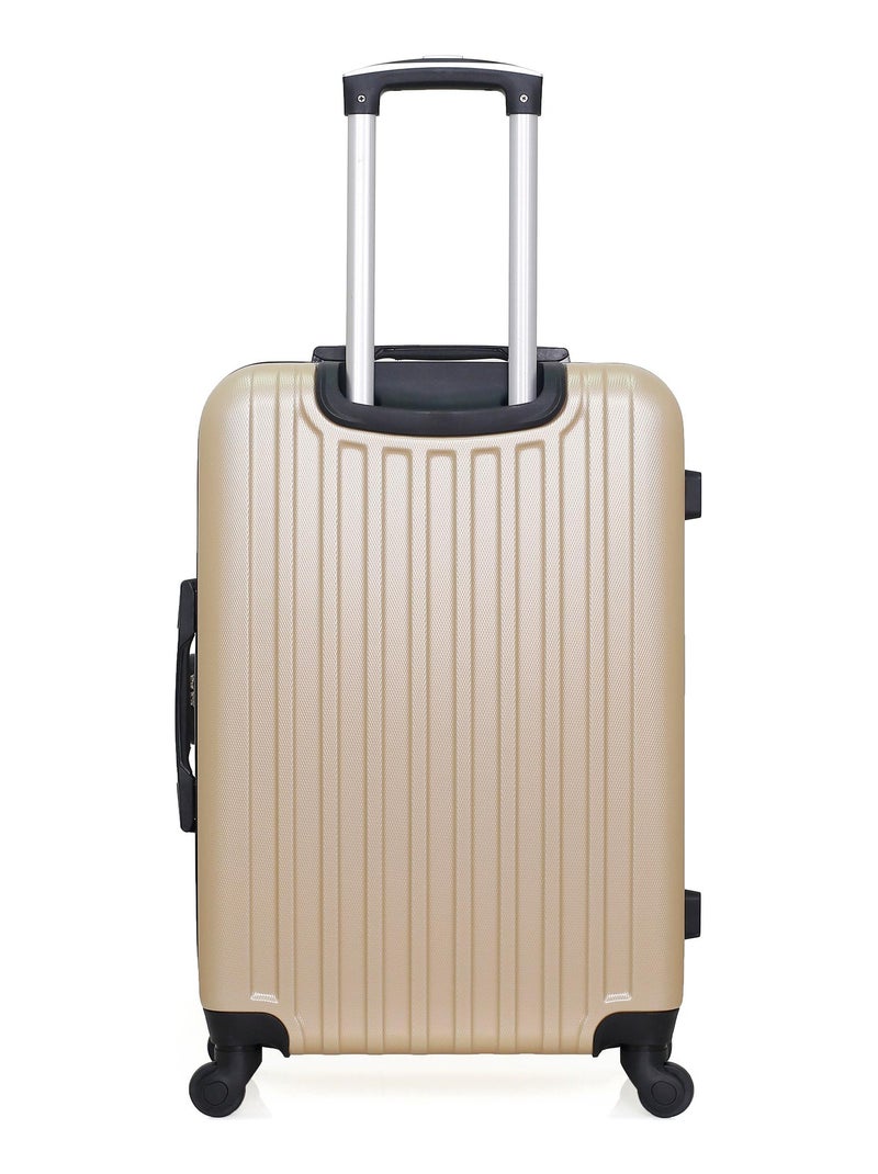 AMERICAN TRAVEL - Valise Weekend SPRINGFIELD 65 cm 4 Roues Beige - Kiabi