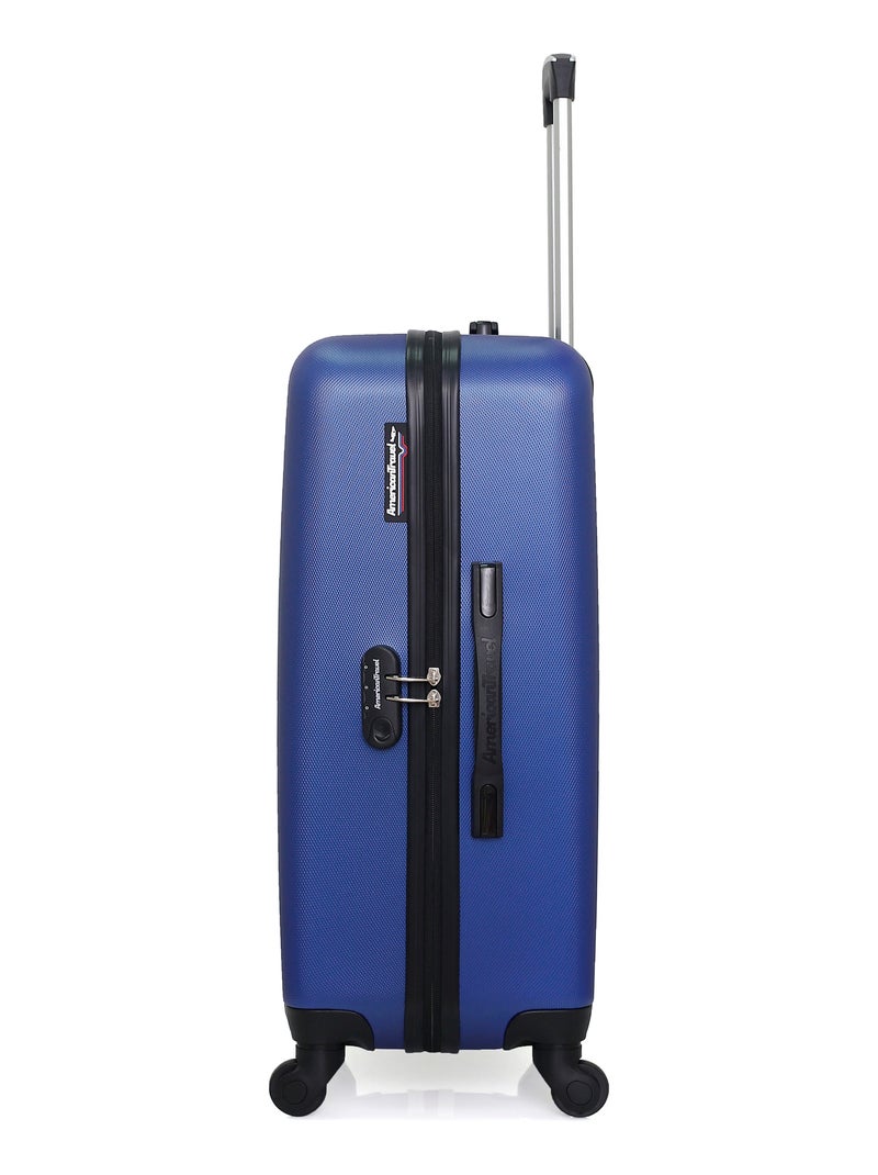 AMERICAN TRAVEL - Valise Weekend SPRINGFIELD 65 cm 4 Roues Bleu Bleu marine - Kiabi