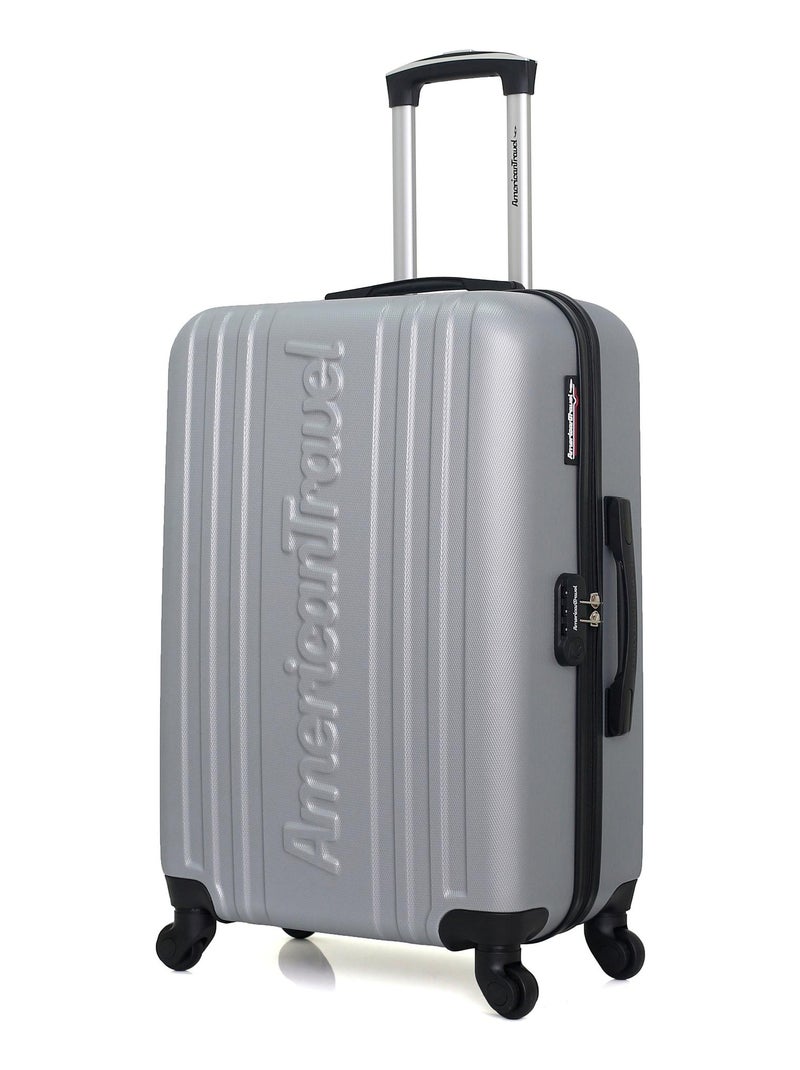 AMERICAN TRAVEL - Valise Weekend SPRINGFIELD 65 cm 4 Roues Gris - Kiabi