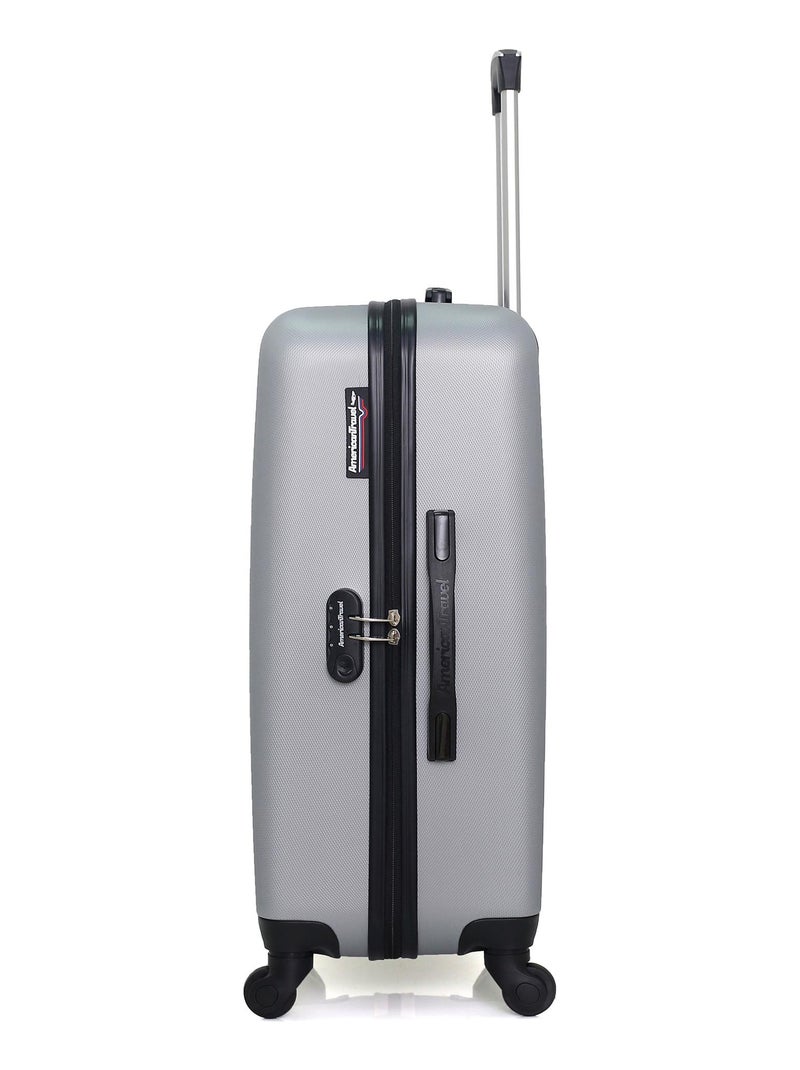 AMERICAN TRAVEL - Valise Weekend SPRINGFIELD 65 cm 4 Roues Gris - Kiabi