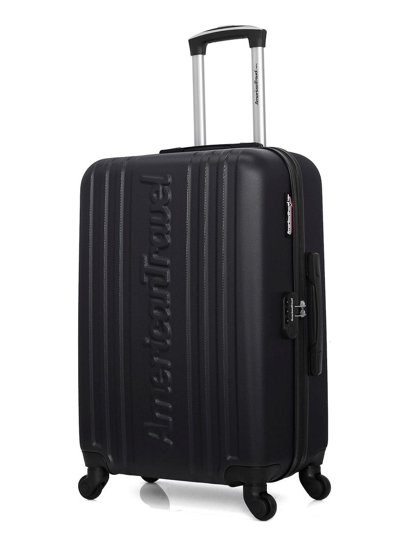 AMERICAN TRAVEL - Valise Weekend SPRINGFIELD 65 cm 4 Roues Noir - Kiabi