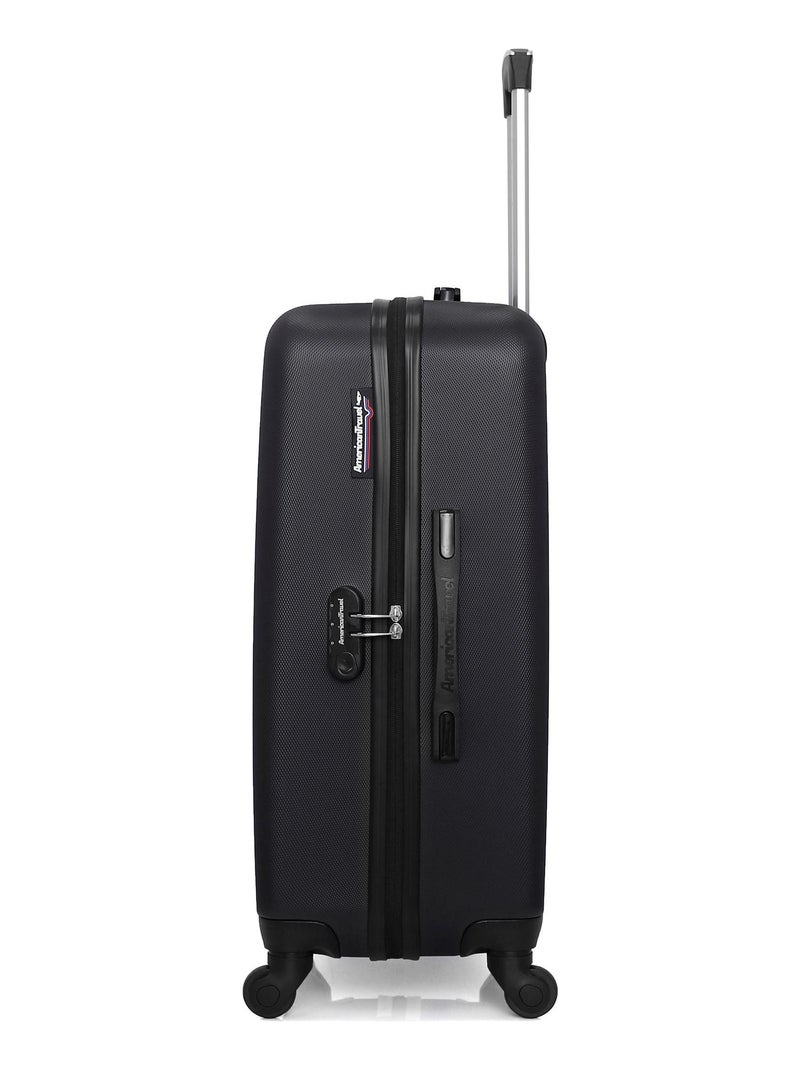AMERICAN TRAVEL - Valise Weekend SPRINGFIELD 65 cm 4 Roues Noir - Kiabi
