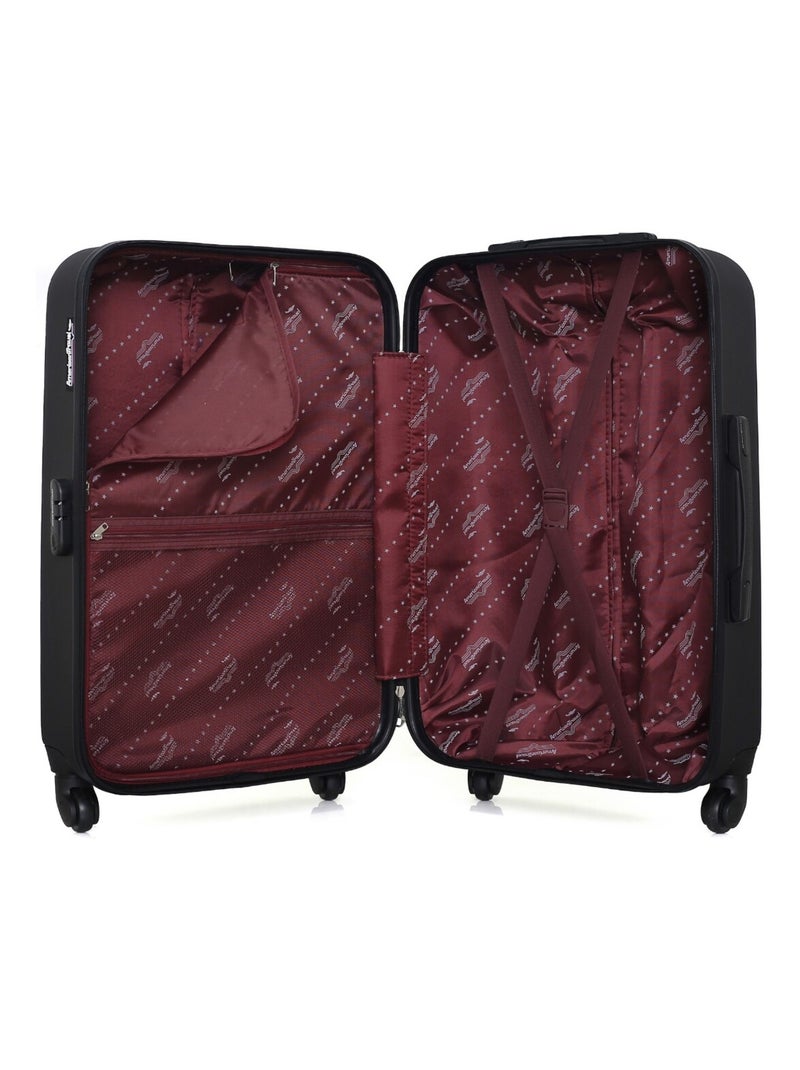 AMERICAN TRAVEL - Valise Weekend SPRINGFIELD 65 cm 4 Roues Noir - Kiabi