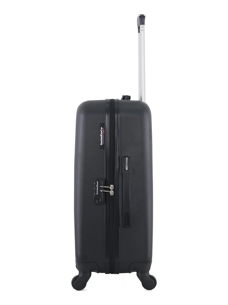 AMERICAN TRAVEL - Valise Weekend SPRINGFIELD-A 60 cm 4 Roues Noir - Kiabi
