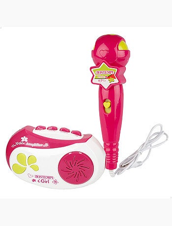 Amplificateur de microphone avec lumières et sons bontempi