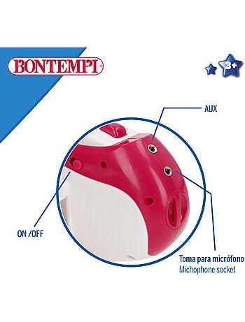 Amplificateur de microphone avec lumières et sons bontempi
