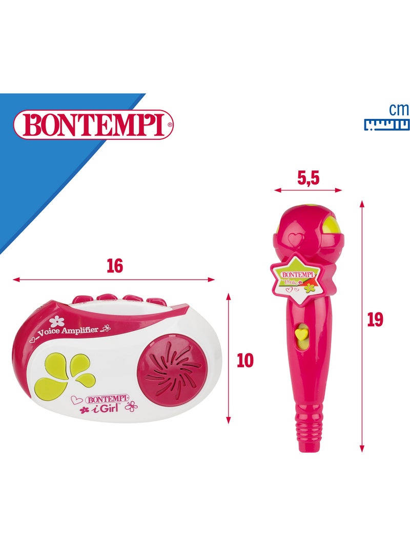 Amplificateur de microphone avec lumières et sons bontempi N/A - Kiabi