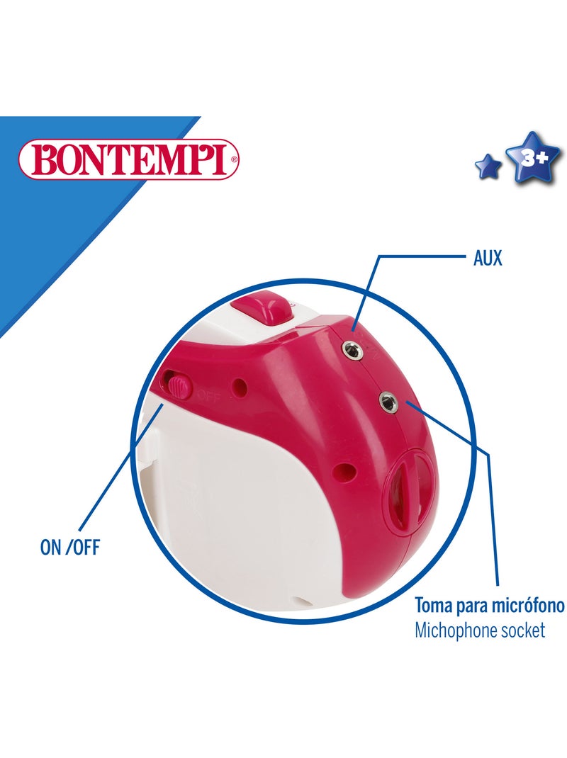 Amplificateur de microphone avec lumières et sons bontempi N/A - Kiabi
