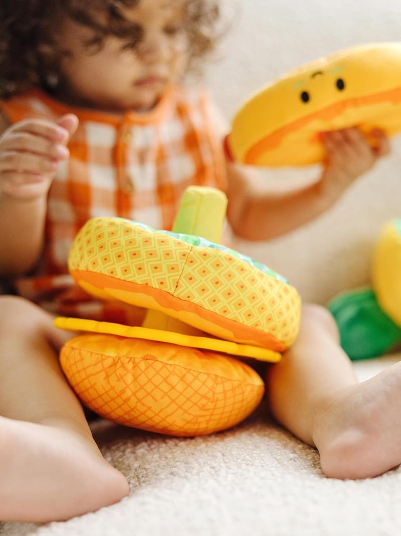 Ananas multi-textures à empiler Jaune - Kiabi