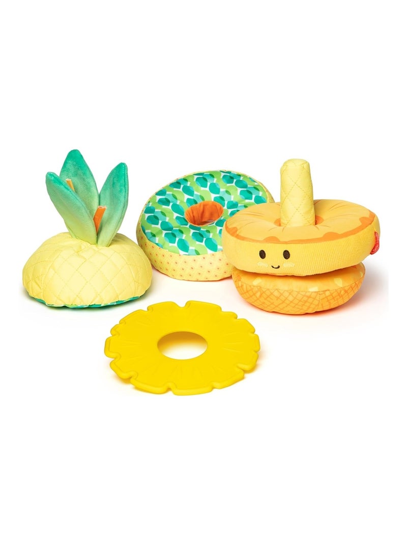 Ananas multi-textures à empiler Jaune - Kiabi