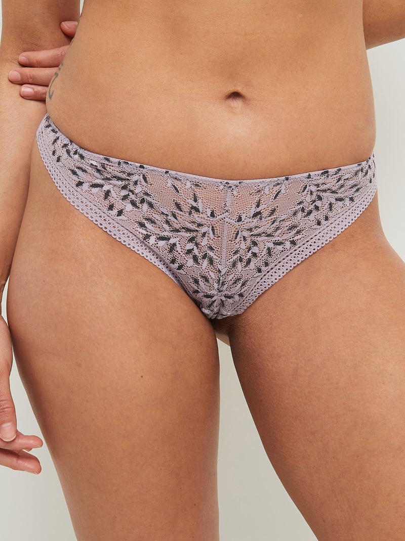 Andrea tanga dentelle Multicolore - Kiabi