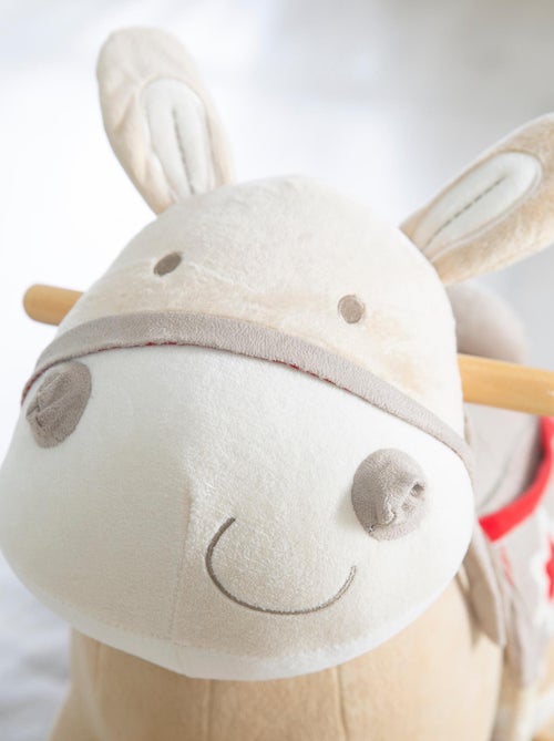 Âne à bascule avec étriers selle et bride pour bébé dès 18 mois 'Roba' - Kiabi