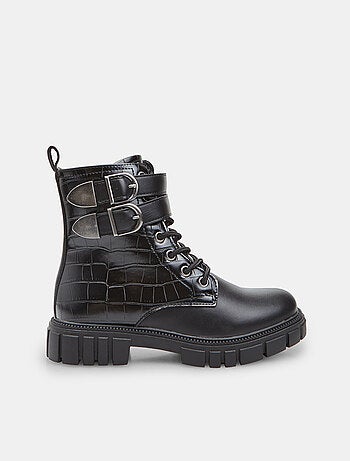 Anfibios avec boucles et imprimé crocodile Bata