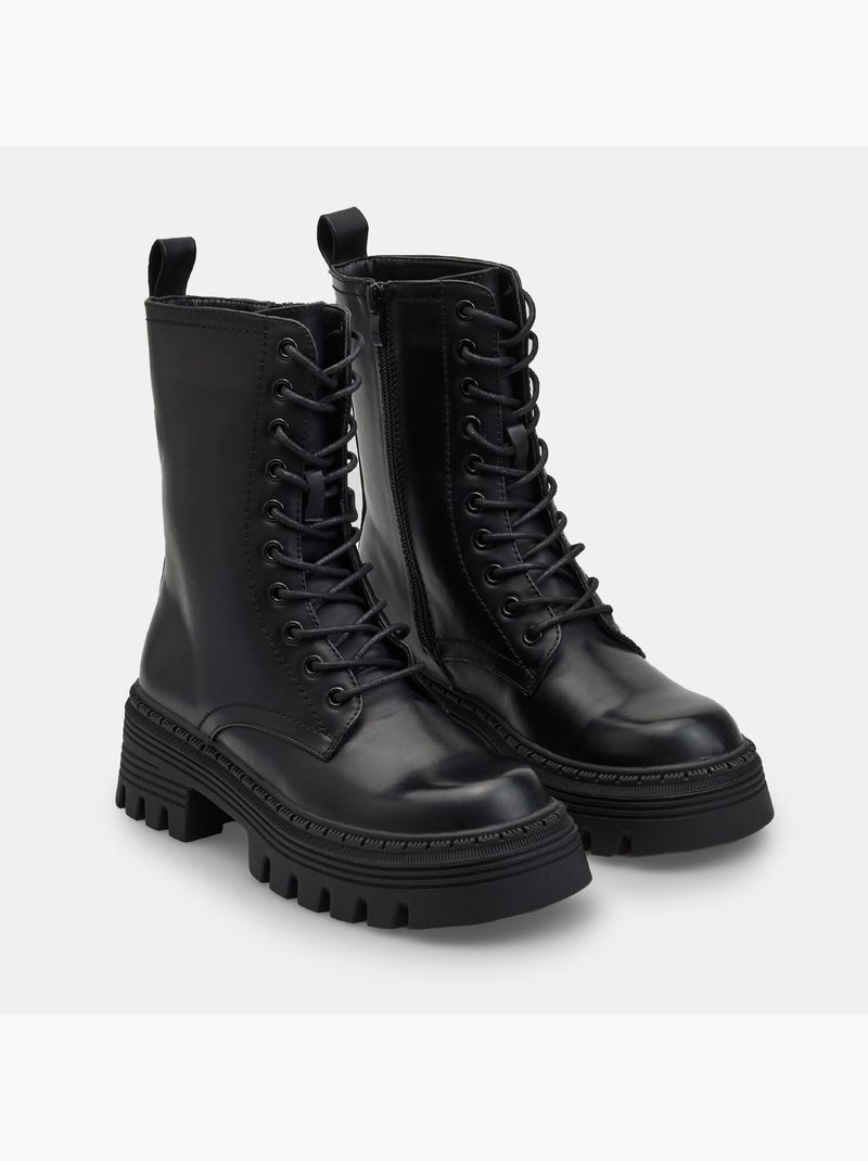 Anfibis pour femme Bata Noir - Kiabi