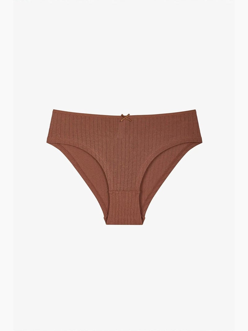 Angel wing pointel lot de 3 hipster penti Marron/Rose - Kiabi