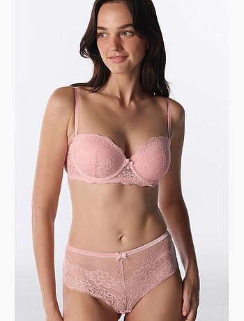 Angelic soutien-gorge en dentelle rembourré push-up penti