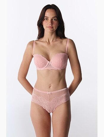 Angelic soutien-gorge en dentelle rembourré push-up penti